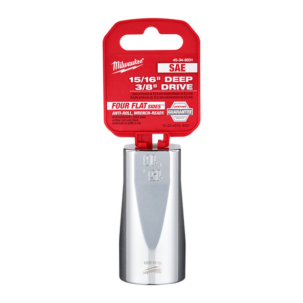 3/8" Drive 15/16" SAE Deep 6-Point Socket, , hi-res