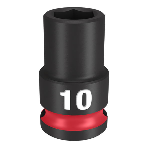 SHOCKWAVE™ 3/8" Drive 10mm Standard 6 Point Impact Socket, , hi-res
