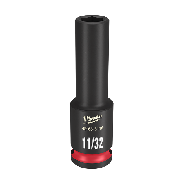 SHOCKWAVE™ 3/8" Drive 11/32" Deep 6 Point Impact Socket, , hi-res