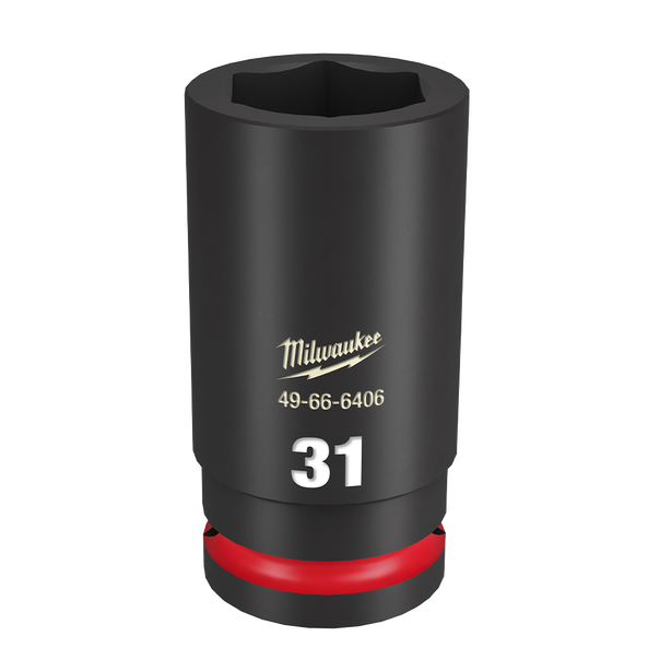 SHOCKWAVE™ 3/4" Drive 31mm Deep 6 Point Impact Socket, , hi-res