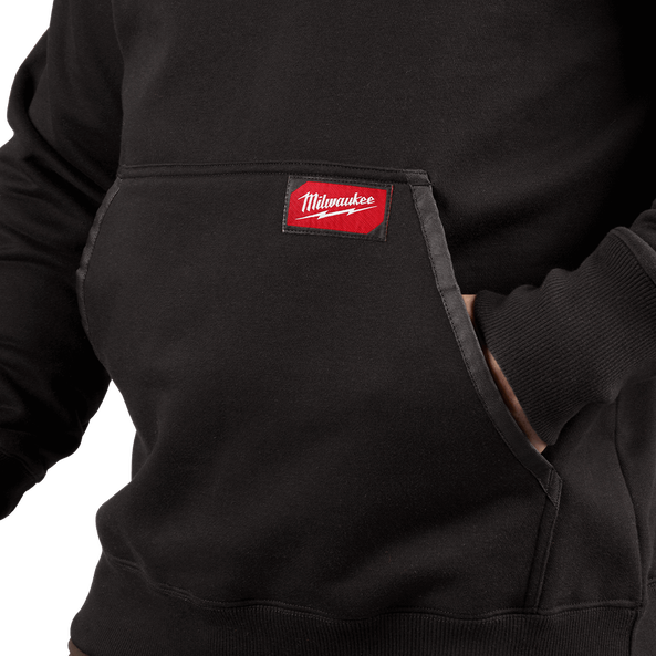 Heavy Duty Pullover Hoodie Black, , hi-res