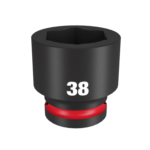SHOCKWAVE™ 3/4" Drive 38mm Standard 6 Point Impact Socket, , hi-res