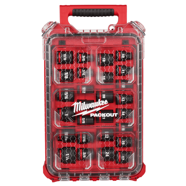 SHOCKWAVE™ 1/2"  Drive 27pce Metric + SAE Standard Impact Socket PACKOUT™ Set, , hi-res