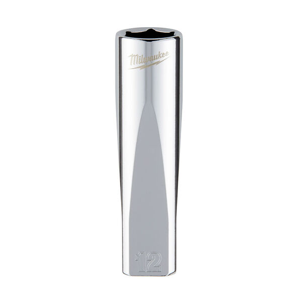 3/8" Drive 12mm Metric 6-Point Deep Socket, , hi-res