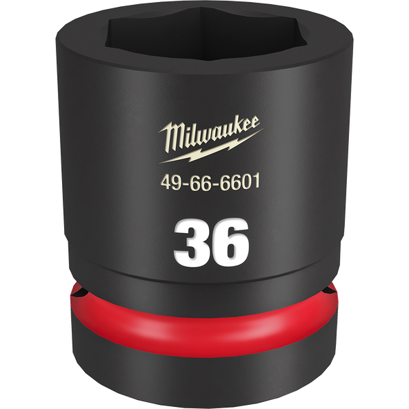 SHOCKWAVE™ 1" Drive 36mm Standard 6 Point Impact Socket, , hi-res