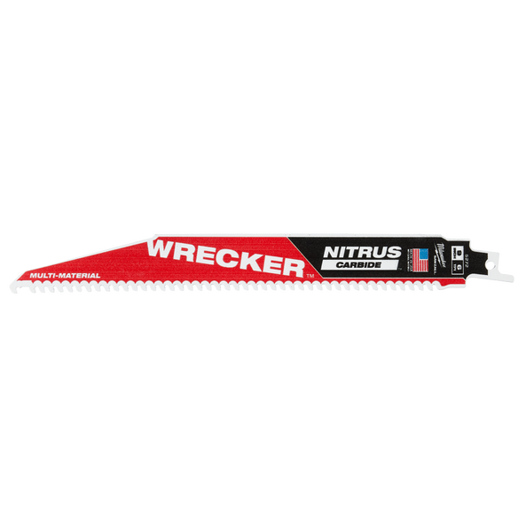 SAWZALL™ The WRECKER™ with NITRUS CARBIDE™ Teeth Demolition 230mm 9" 6TPI Blade 1 Pack, , hi-res