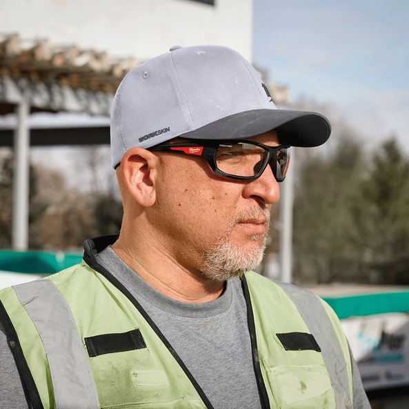WORKSKIN Fitted Hat Grey - L/XL, Grey, hi-res