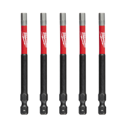SHOCKWAVE&trade; Power Bit Hex 6mm 89mm (3-1/2") 5 Pack