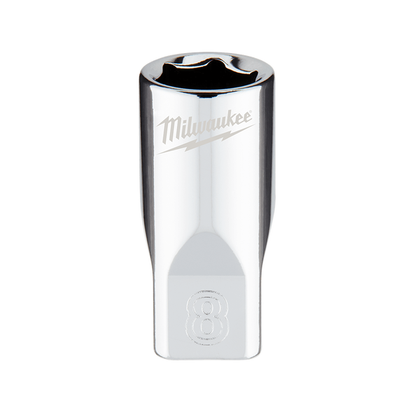 1/4" Drive 8mm Metric 6-Point Socket, , hi-res