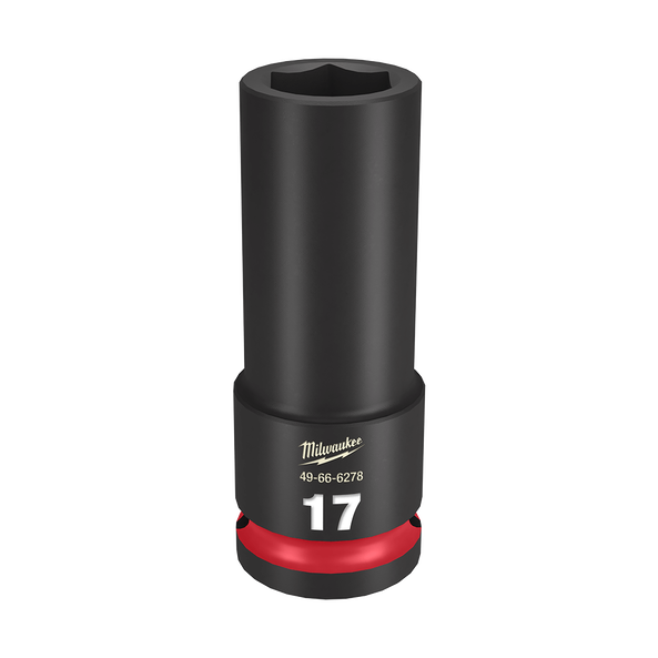 SHOCKWAVE™ 1/2" Drive 17mm Deep 6 Point Impact Socket, , hi-res