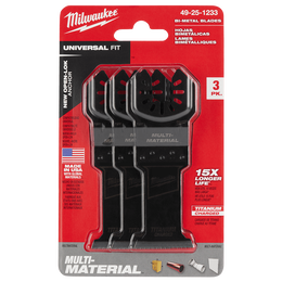 35mm (1 3/8") OPEN-LOK™ Titanium Enhanced Bi-Metal Multi-Material Blade 3Pk