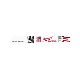 SAWZALL™ Thin Kerf Metal 150mm 6" 10TPI Blade 5 Pack
