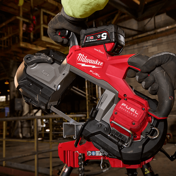 M18 FUEL™ (125mm) Deep Cut Dual-Trigger Band Saw w/ ONE-KEY™ (Tool Only), , hi-res
