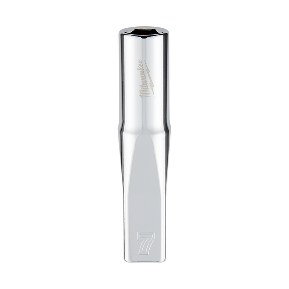 1/4" Drive 7mm Metric 6-Point Deep Socket, , hi-res