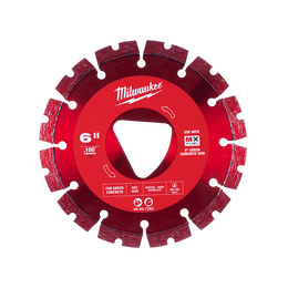 150mm (6") Green Concrete Diamond Blade - Red