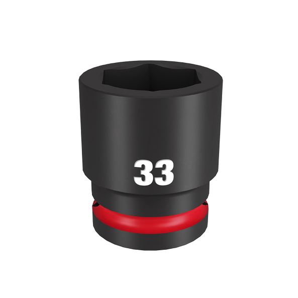 SHOCKWAVE™ 3/4" Drive 33mm Standard 6 Point Impact Socket, , hi-res