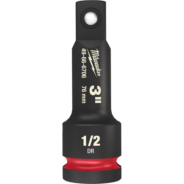 SHOCKWAVE™ 1/2" Drive 76mm (3") Impact Socket Extension, , hi-res