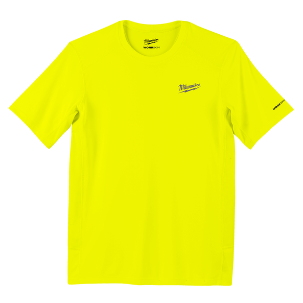 Milwaukee WORKSKIN Light Shirt Short Sleeve Yellow 414HV | Milwaukee ...