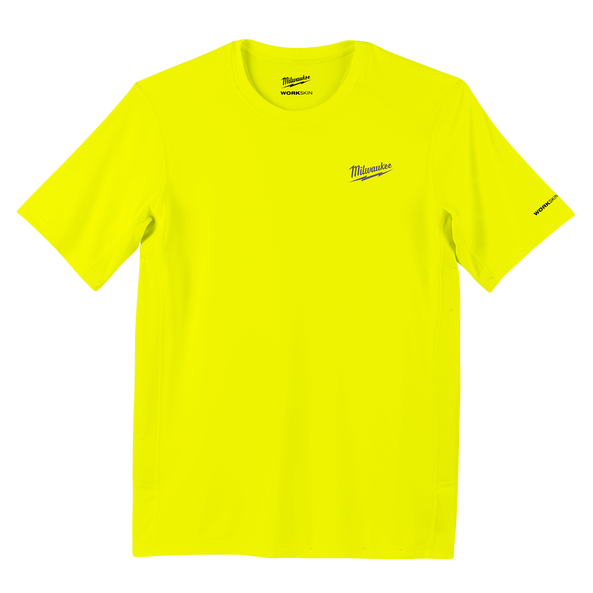 WORKSKIN Light Shirt Short Sleeve Yellow - S, Yellow, hi-res