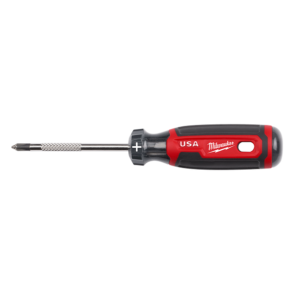 USA Made Cushion Grip Phillips #1 x 76mm Screwdriver, , hi-res