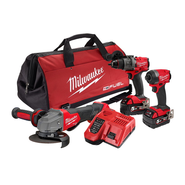 Milwaukee M18 FUEL 3 Piece Power Pack 3A3 M18FPP3A3502B Milwaukee Tool NZ
