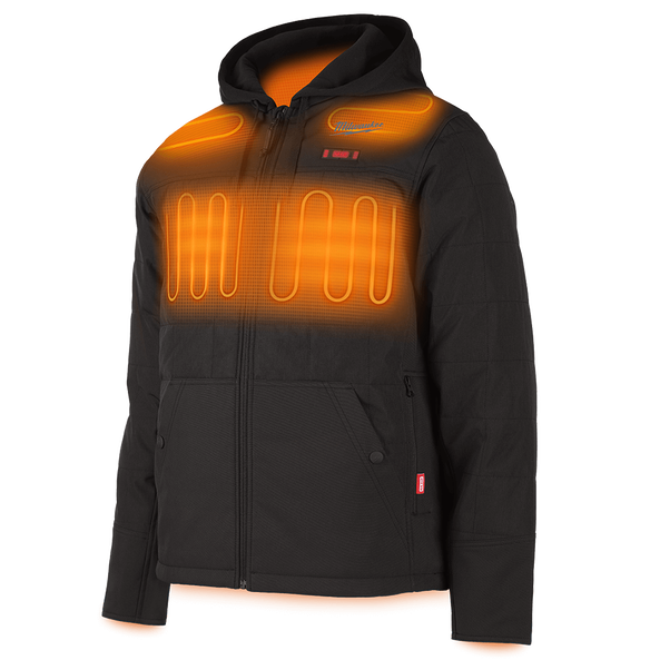 M12 AXIS™ Heated Jacket Black - S, Black, hi-res