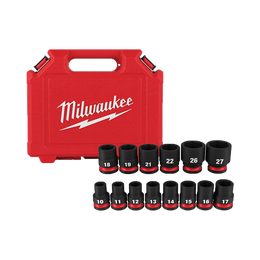 SHOCKWAVE™ 1/2" Drive 14PC Metric Standard 6 Point Impact Socket Set