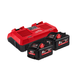 M18™ REDLITHIUM™ HIGH OUTPUT™ 8.0Ah Dual Bay Starter Pack