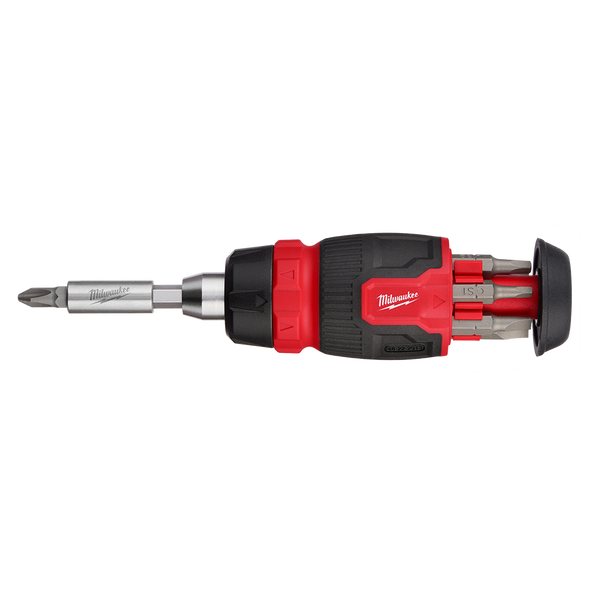 8-in-1 Ratcheting Compact Multi-Bit Screwdriver, , hi-res