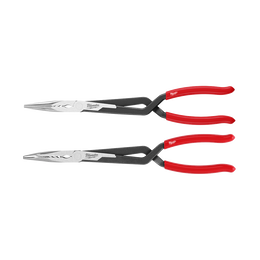 2pc Long Reach Hose Grip Pliers Set