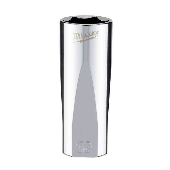 3/8" Drive 18mm Metric 6-Point Deep Socket, , hi-res