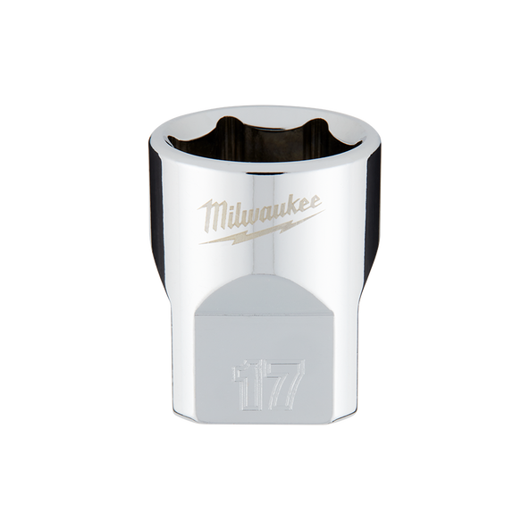 3/8" Drive 17mm Metric 6-Point Socket, , hi-res
