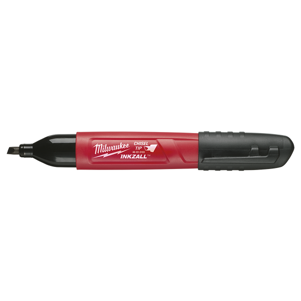 INKZALL™ Medium Chisel Black Marker