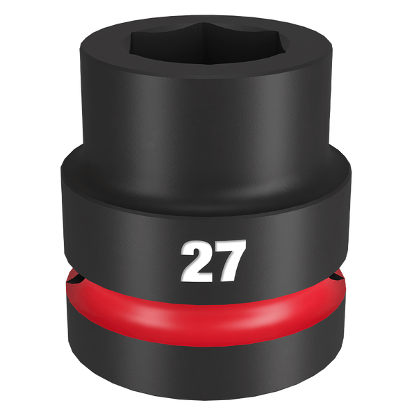 SHOCKWAVE™ 1" Drive 27mm Standard 6 Point Impact Socket, , hi-res