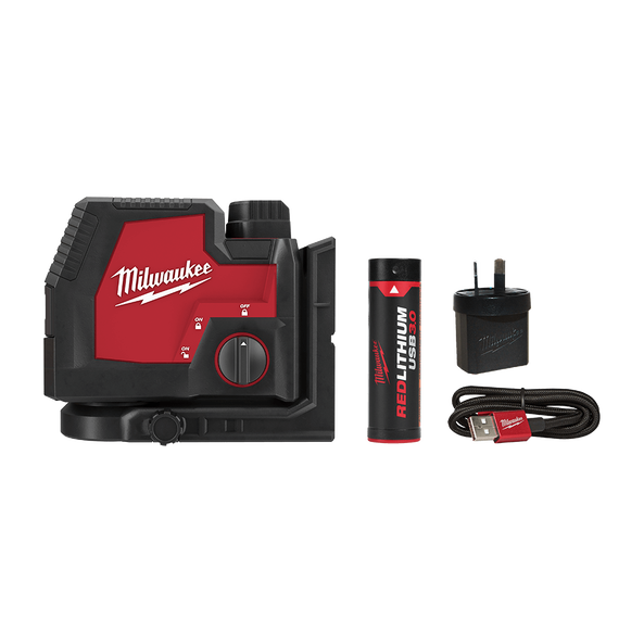 REDLITHIUM™ USB Rechargeable Cross + 2 Plumb Laser Kit, , hi-res