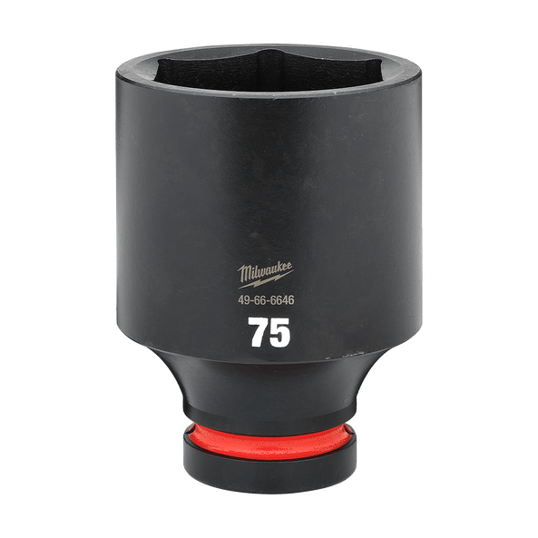 SHOCKWAVE™ 1" Drive 75mm Deep 6 Point Impact Socket, , hi-res
