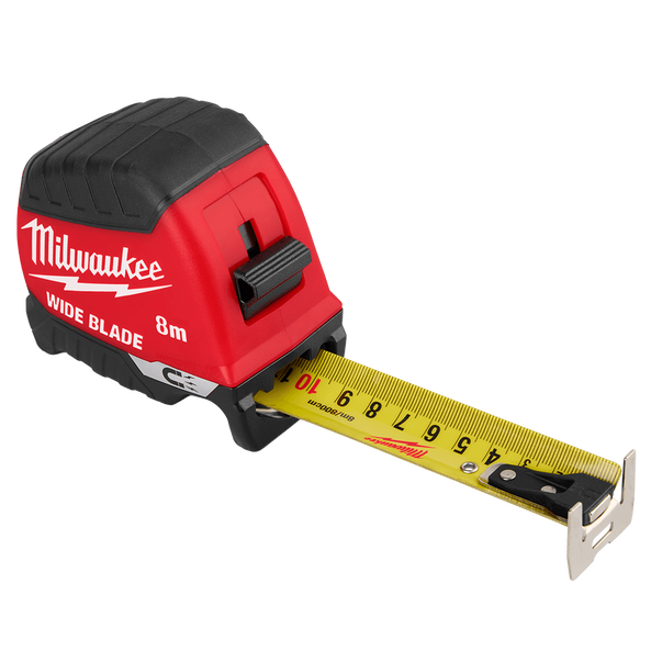 8M Wide Blade Magnetic Tape Measure, , hi-res