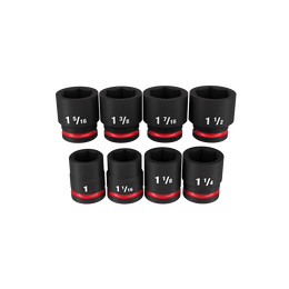 SHOCKWAVE™ 3/4" Drive 8PC SAE Standard 6 Point Impact Socket Set