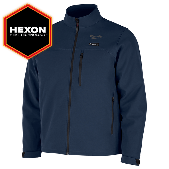 M12&trade; TOUGHSHELL&trade; Heated Jacket Blue - S, Blue, hi-res