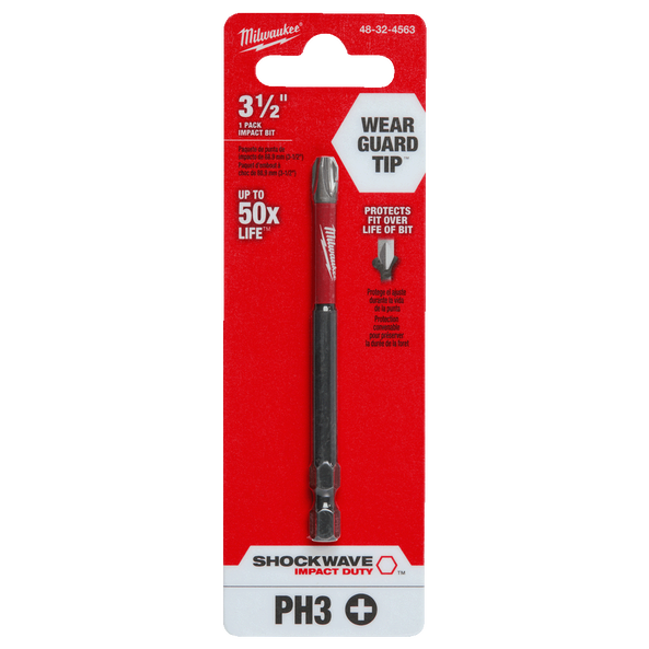 SHOCKWAVE™ Power Bit Phillips #3 89mm (3-1/2")