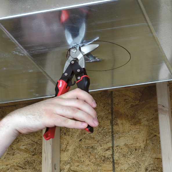 Left Cutting Right Angle Snips
