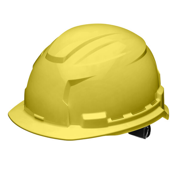 BOLT 100 Yellow Unvented Hard Hat, Yellow, hi-res