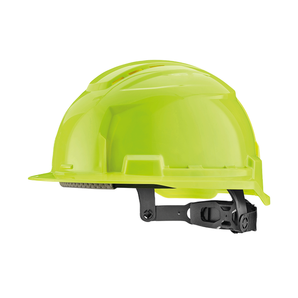 BOLT 100 Hi-Vis Yellow Vented Hard Hat, Hi-Vis Yellow, hi-res