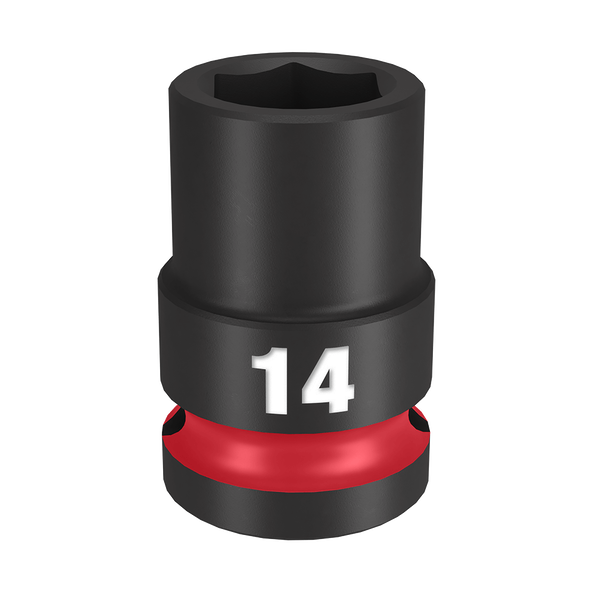 SHOCKWAVE™ 1/2" Drive 14mm Standard 6 Point Impact Socket, , hi-res