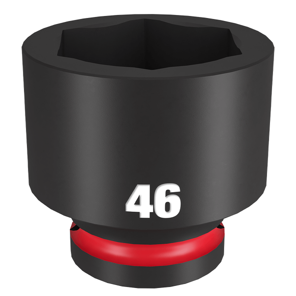 SHOCKWAVE™ 3/4" Drive 46mm Standard 6 Point Impact Socket, , hi-res