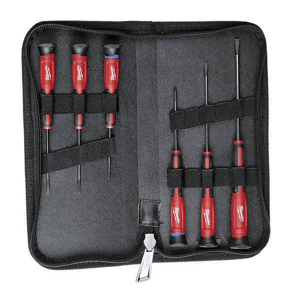 6Pc Precision Screwdriver Set w/ Case