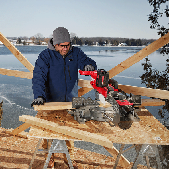 M12&trade; TOUGHSHELL&trade; Heated Jacket Blue - S, Blue, hi-res