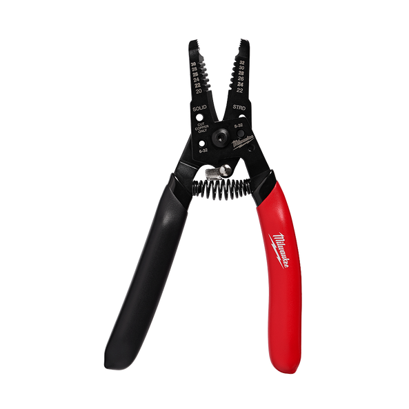 Low Voltage Dipped Grip Wire Stripper, , hi-res