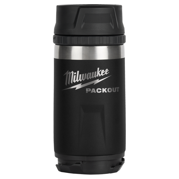 PACKOUT™ Bottle 354ml (12oz) Sip Lid Black, Black, hi-res