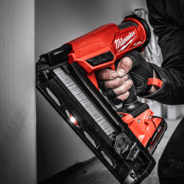 Milwaukee M18 FUEL 16 Gauge Angled Finishing Nailer Sequential Fire Tool Only M18FN16GA 0CNZ Milwaukee Tool NZ